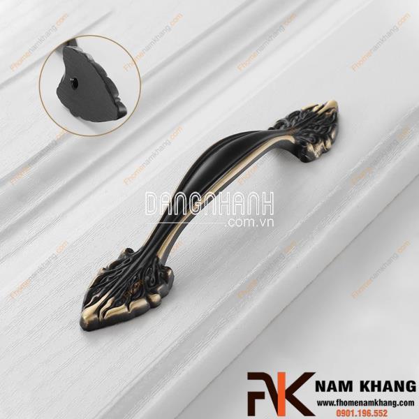 Tay nắm cửa tủ bằng đồng cổ điển NK042D | Zalo 0901 196 552