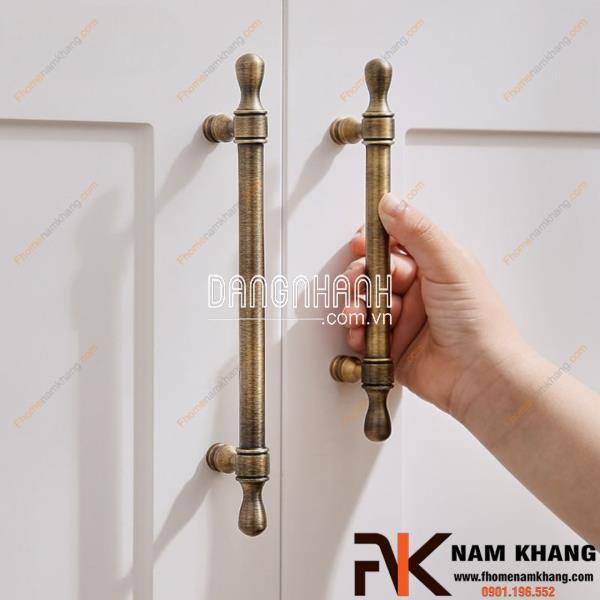 Tay nắm tủ cao cấp màu đồng cổ NK520D | Zalo 0901 196 552