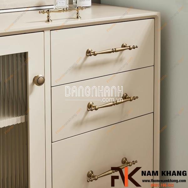 Tay nắm tủ cổ điển chất liệu đồng cao cấp NK522D | Zalo 0901 196 552