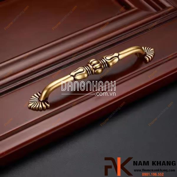 Tay nắm tủ cổ điển đồng cao cấp NK451D | Zalo 0901 196 552