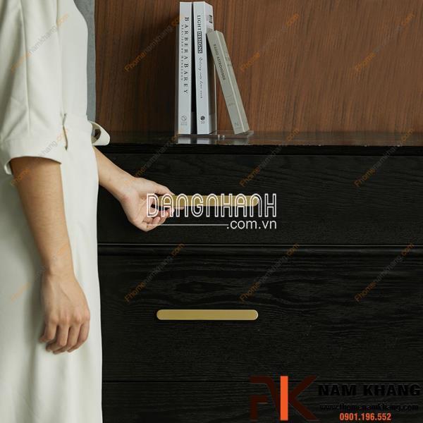 Tay nắm tủ dạng thanh bo tròn cao cấp NK455 | Zalo 0901 196 552