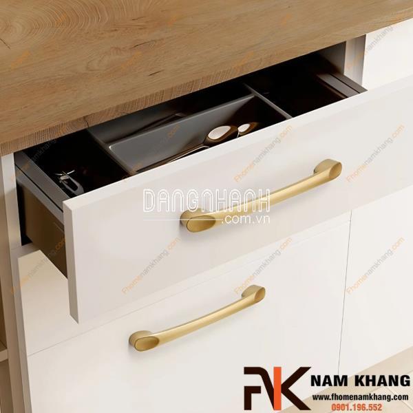 Tay nắm tủ dạng trơn bo tròn NK236 | Zalo 0901 196 552