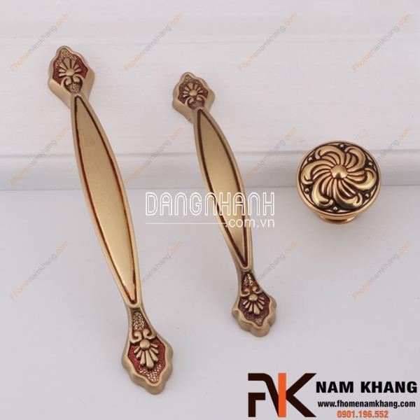 Tay nắm tủ đồng kiểu cổ điển NK200D | Zalo 0901 196 552