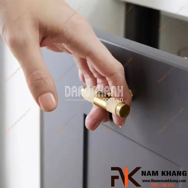 Tay nắm tủ màu vàng cổ điển NK207S | Zalo 0901 196 552