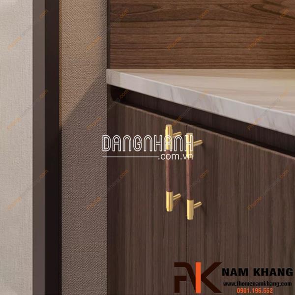 Tay nắm tủ phối gỗ cao cấp NK465G | Zalo 0901 196 552