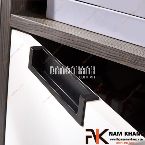 Tay nắm tủ quần áo dạng thanh âm NK410 | Zalo 0901 196 552