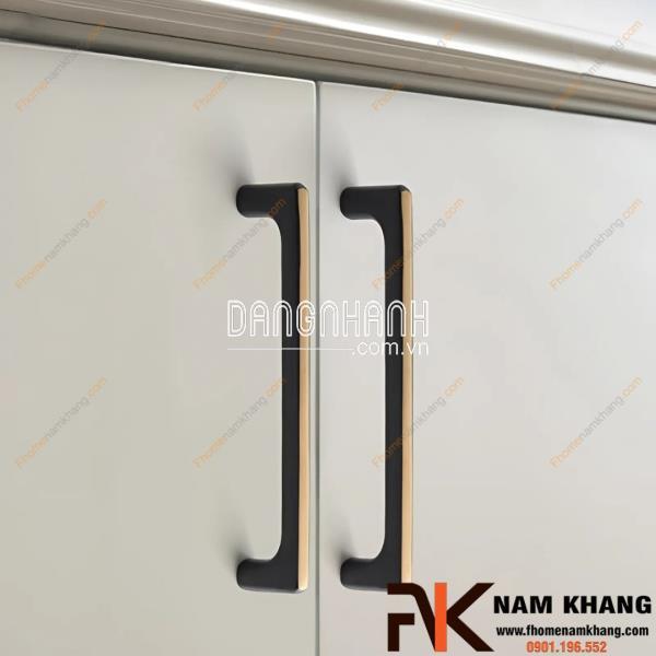 Tay nắm tủ thanh trơn bằng đồng cao cấp NK211D | Zalo 0901 196 552