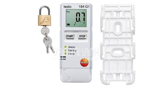 Máy đo ghi nhiệt độ, độ ẩm, độ shock testo 184 G1 (-20 đến +70°C, 0 đến 100 %rH, 0 đến 27g)
