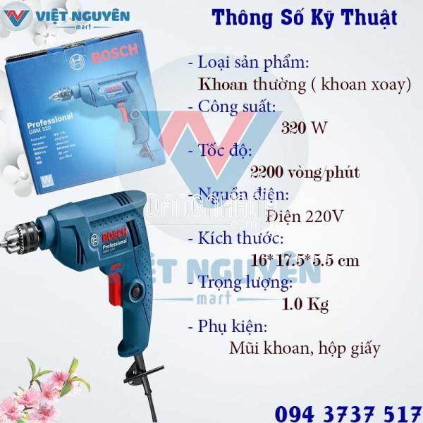 Máy Khoan Bosch GBM 320 Professional