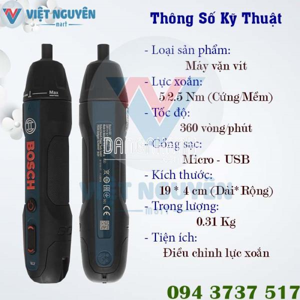 Máy Khoan Vặn Vít Pin Bosch Go Gen 2