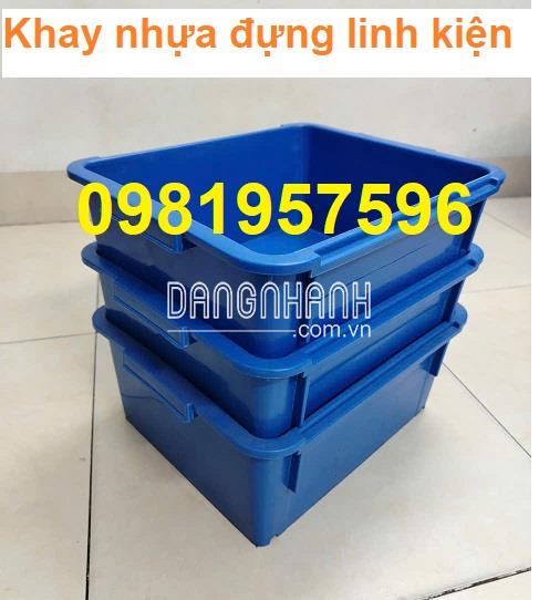 Thùng nhựa đặc A3 đựng phụ tùng, linh kiện trong các nhà xưởng