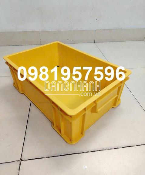 Thùng nhựa đặc B4, khay nhựa B4 kích thước 510 x 340 x 170 mm