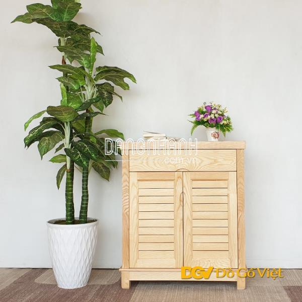 Tủ Giày Dép Nhỏ Gỗ Sồi Nga Màu Tự Nhiên 80cm Đẹp Giá Rẻ