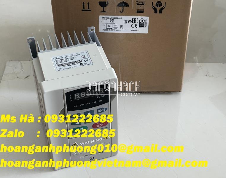 VFD007B43B delta - biến tần - hàng nhập khẩu chính hãng 