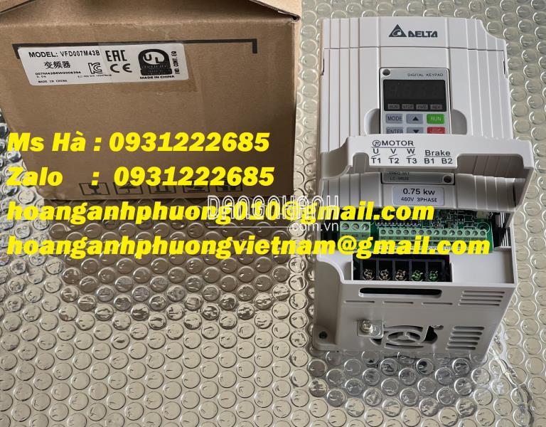 Delta VFD007M43B biến tần 0.75kW hàng nhập khẩu 