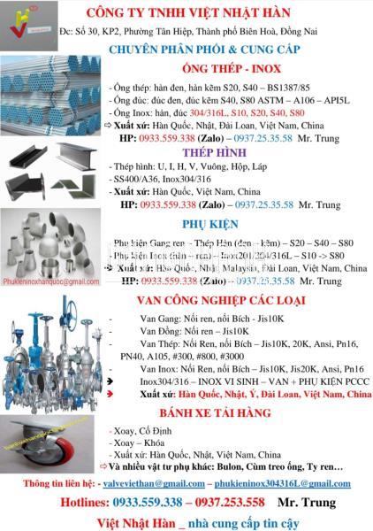 Phụ kiện Inox304/316L - S10, S20, S40, S80