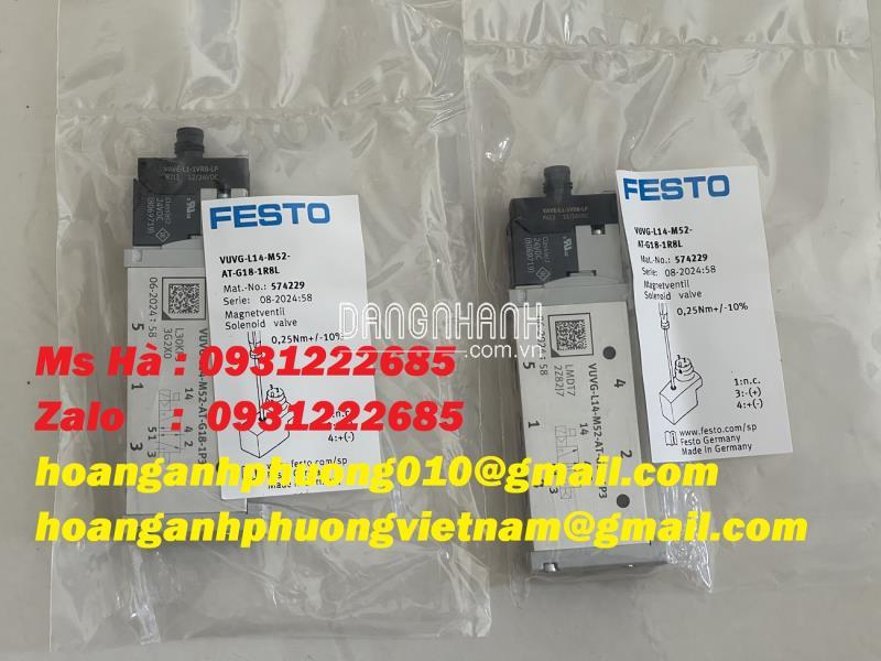 VUVG-L14-M52-AT-G18-1R8L | Van điện từ Festo | thiết bị nhập 