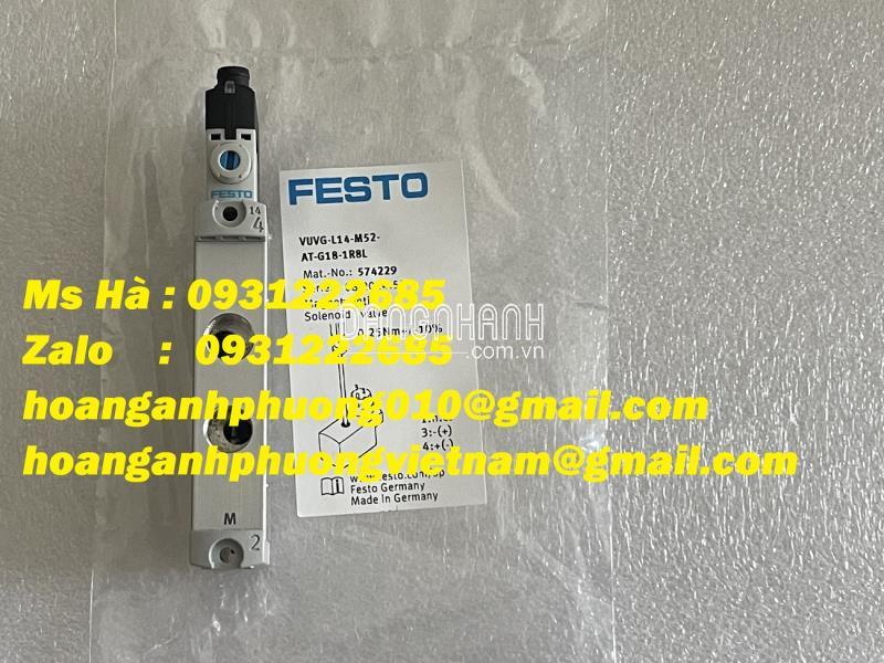 VUVG-L14-M52-AT-G18-1R8L | Van điện từ Festo | thiết bị nhập 