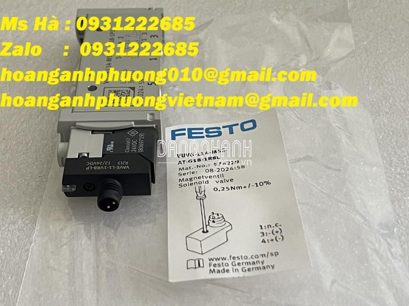 VUVG-L14-M52-AT-G18-1R8L | Van điện từ Festo | thiết bị nhập 