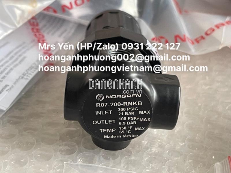 R07-200-RNKB | bộ chỉnh áp suất | Norgren | Hoàng Anh Phương