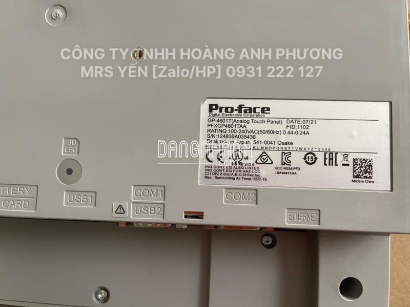 PFXGP4601TAA | Chuyên cấp HMI Pro-face giá tốt