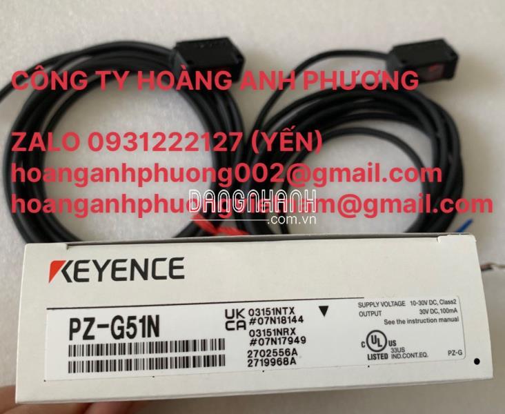 PZ-G51N [ PZ-G51NR + PZ-G51T ] Bộ cảm biến thu phát độc lập | Keyence