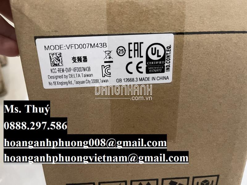 VFD007M43B - Biến tần Delta nhập khẩu trực tiếp 