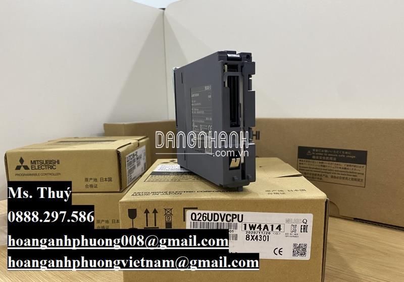  Hàng sẵn kho, giao ngay - Bộ lập trình Mitsubishi Q26UDVCPU