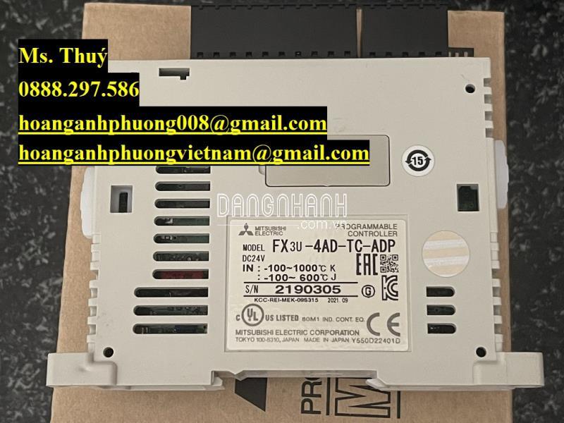 FX3U-4AD-PT-ADP Mitsubishi - Chuyên Module giá tốt tại Bình Dương