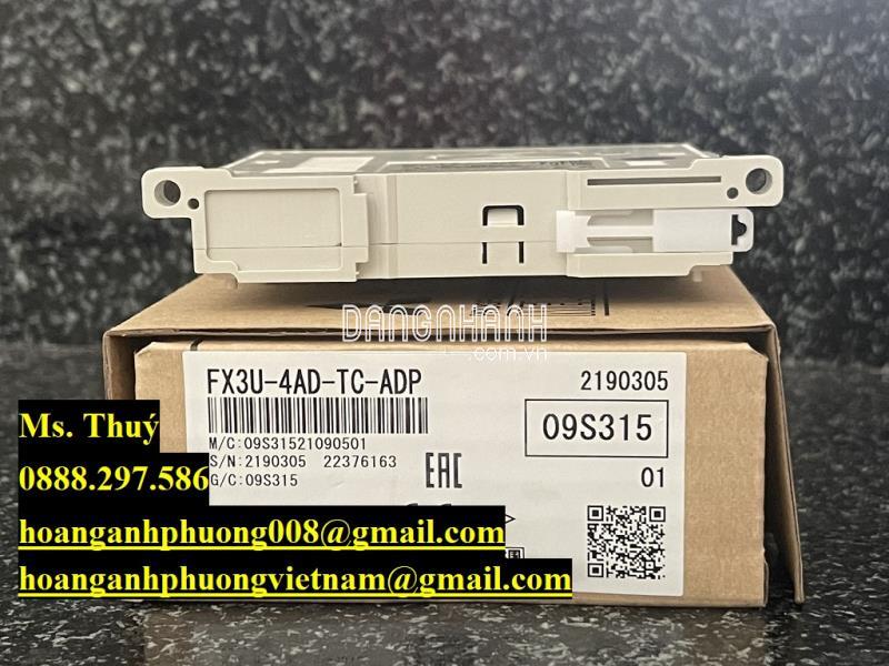 Module Mitsubishi FX3U-4AD-TC-ADP | Chính hãng | Nhập khẩu