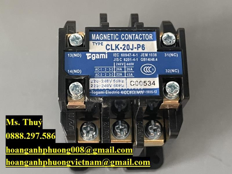 Togami CLK-20J-P6 -  Khởi động từ mới, giá rẻ, toàn quốc