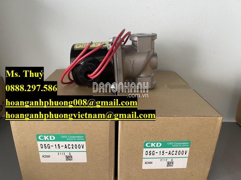 Chính hãng | Van CKD DSG-15- AC200V | Cty Hoàng Anh Phương