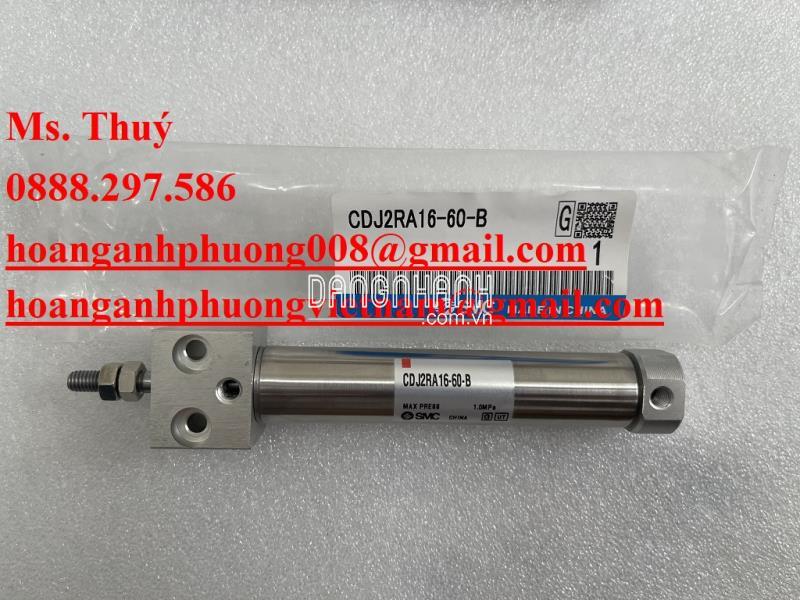 NPP chính hãng - SMC CDJ2RA16-60-B - Xi lanh nhỏ gọn