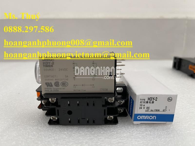 Rơ le thời gian Omron H3Y-2 10S DC24V chính hãng