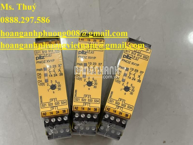 Pilz PNOZ XV1P 3/24VDC - Rơ le an toàn nhập khẩu