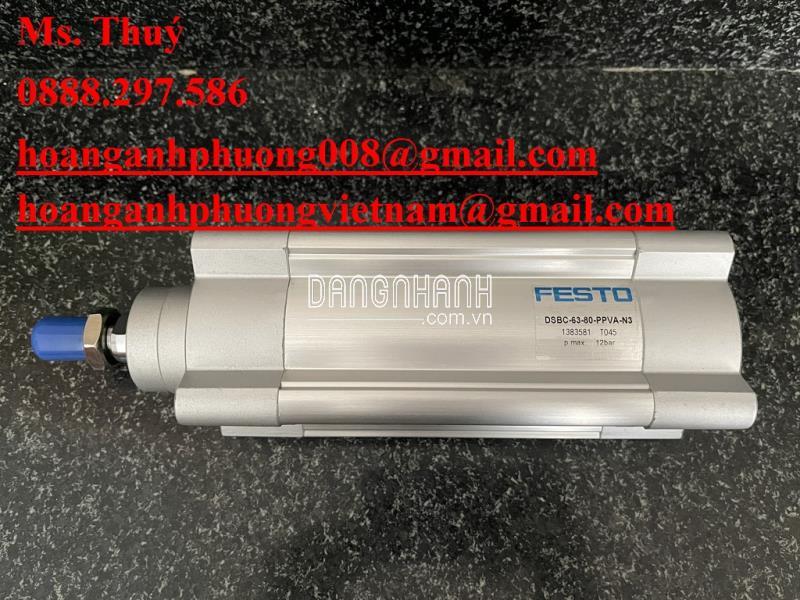 Festo DSBC-63-80-PPVA-N3 - New 100% - BH 12 tháng