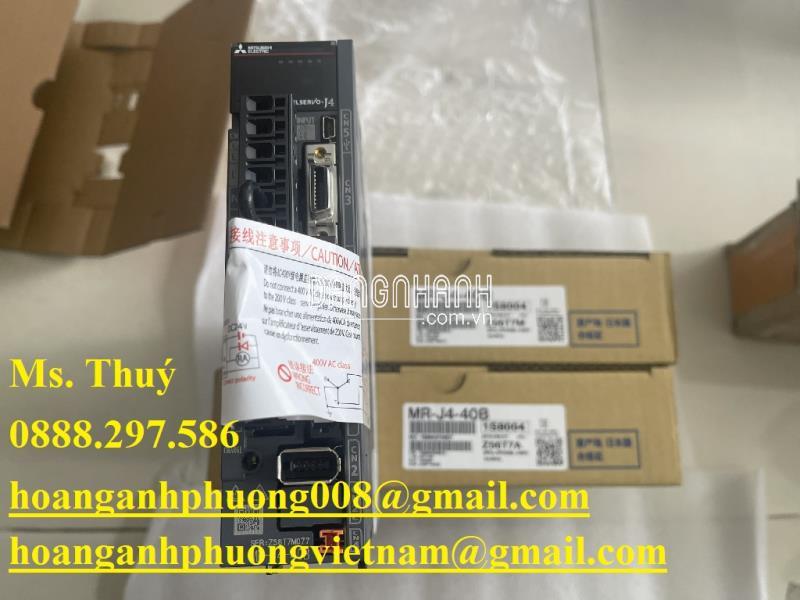 Bộ điều khiển Servo MR-J4-40B | Đại lý chính hãng Mitsubishi