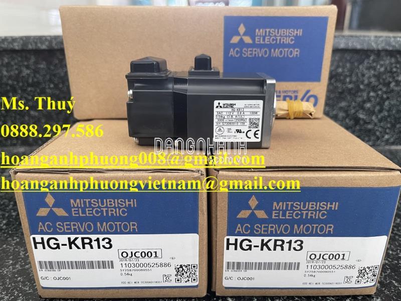 Bán động cơ Servo Mitsubishi HG-KR13 giá tốt nhất thị trường