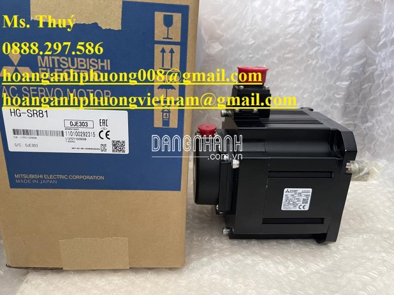 Động cơ Servo Mitsubishi HG-SR81 | Mới 100% BH 12 tháng