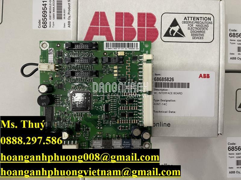 ABB 68685826 | Bảng điều khiển nhập khẩu mới, chính hãng