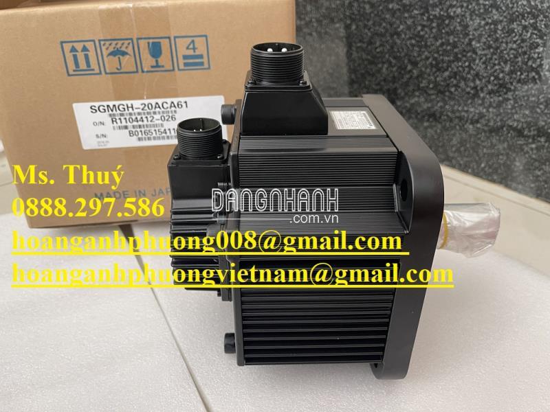 Yaskawa servo motor SGMGH-20ACA61 | Hoàng Anh Phương