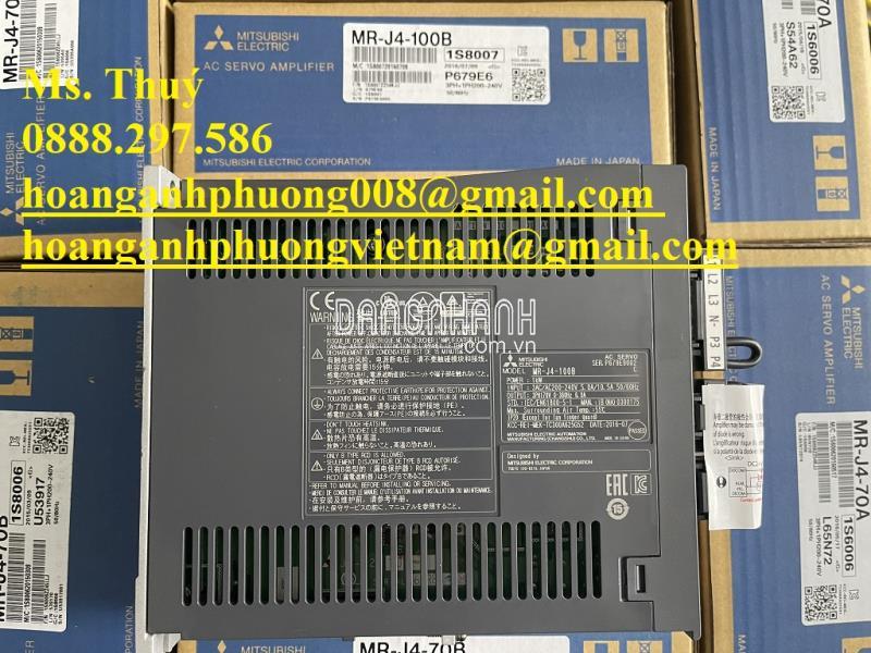 MR-J4-100B - Bộ điều khiển động cơ - Mitsubishi Japan