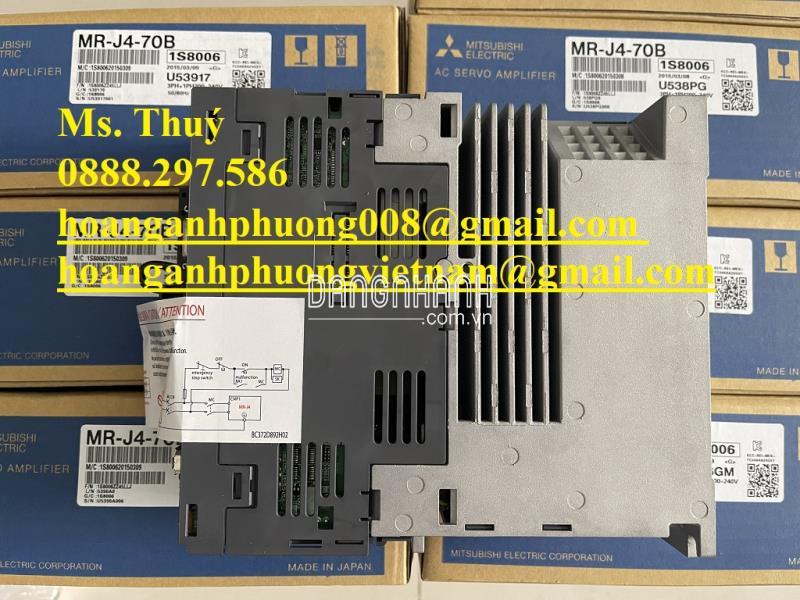 Servo Driver Mitsubishi MR-J4-70B mới 100%