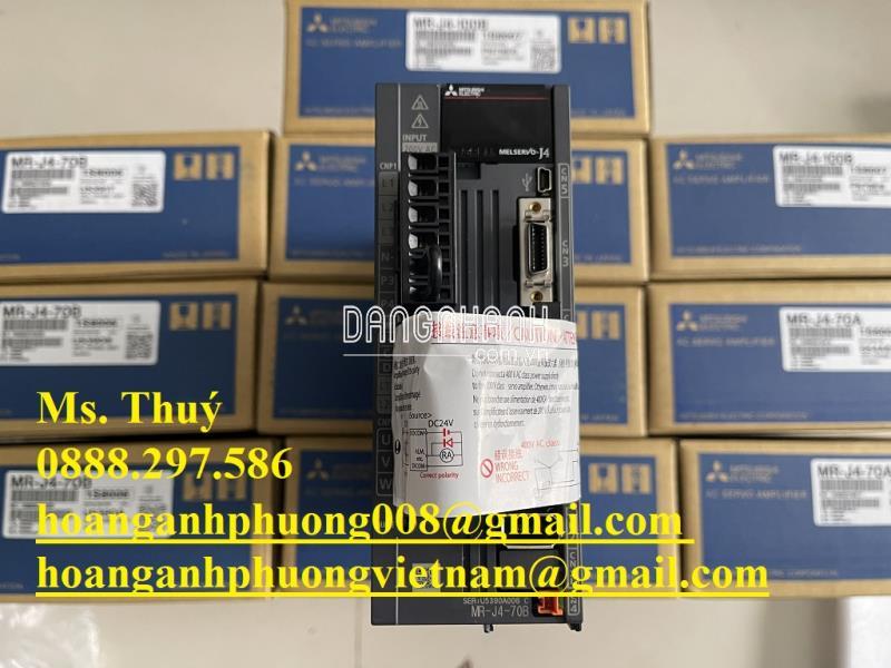 Servo Driver Mitsubishi MR-J4-70B mới 100%