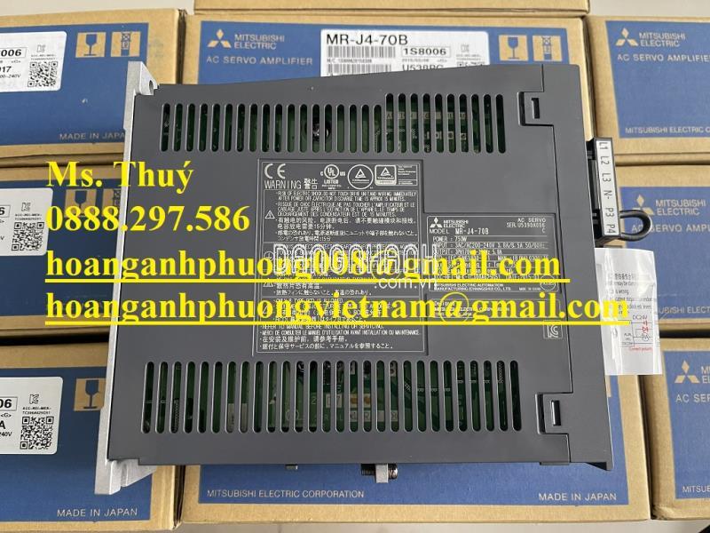 Servo Driver Mitsubishi MR-J4-70B mới 100%