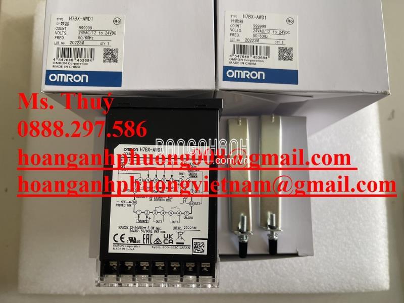 Bộ đếm H7BX-AWD1 Omron | Nhập khẩu, mới 100%