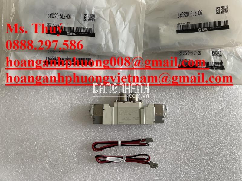 Van khí nén 2 đầu SMC SY5220-5LZ-C6 | Hàng mới 100%