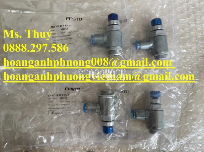 Van tiết lưu Festo GRLA-3/8-QS-8-RS-D giá tốt