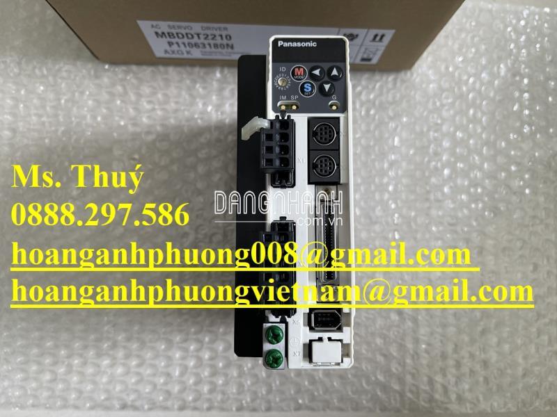 Bộ điều khiển servo Panasonic MBDDT2210 | Hàng mới 100%