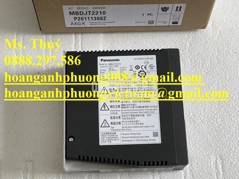 Servo Driver Panasonic MBDJT2210 | Nhập khẩu mới 100%